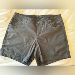 Kuhl size 10 hiking shorts grey
